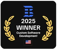 Winner — Custom Software Development — Best in Biz 2025