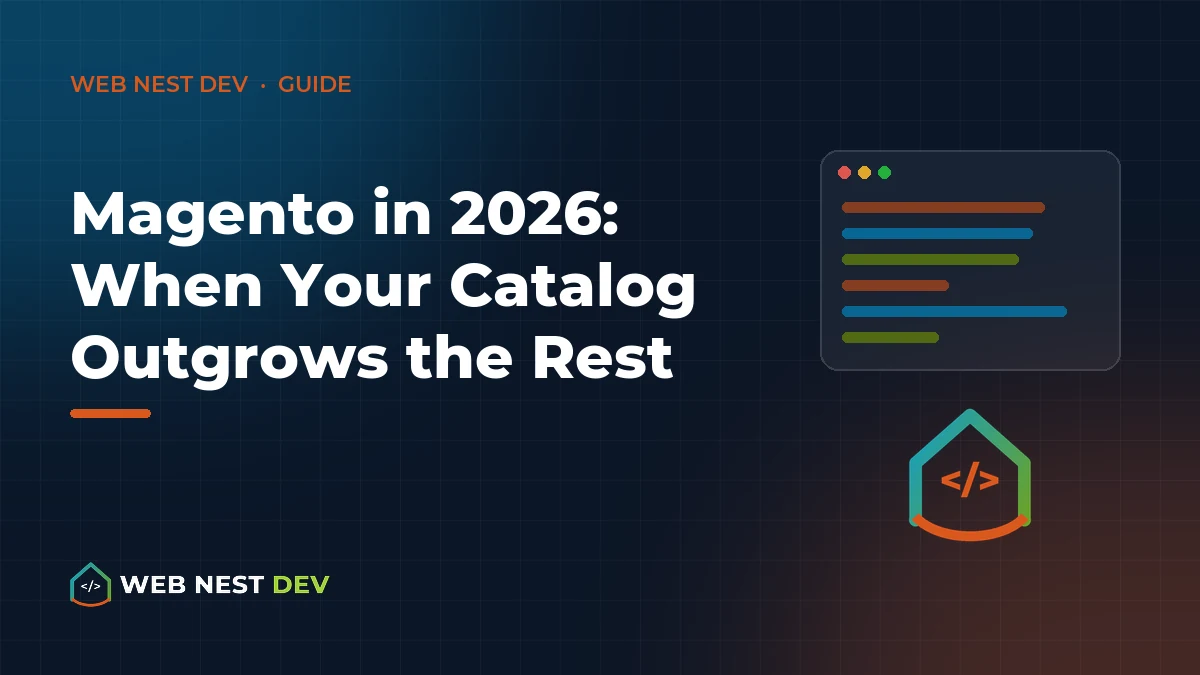 Magento in 2026: When Your Catalog Outgrows the Rest