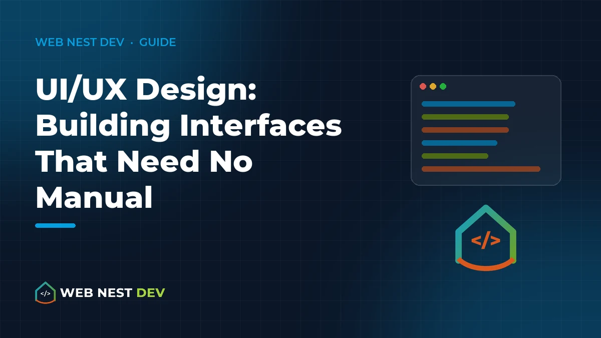 UI/UX Design: Building Interfaces That Need No Manual