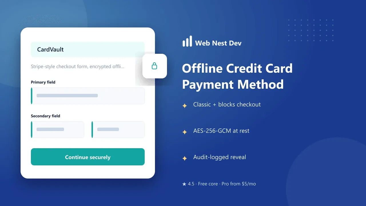 CardVault — Offline Card Gateway
