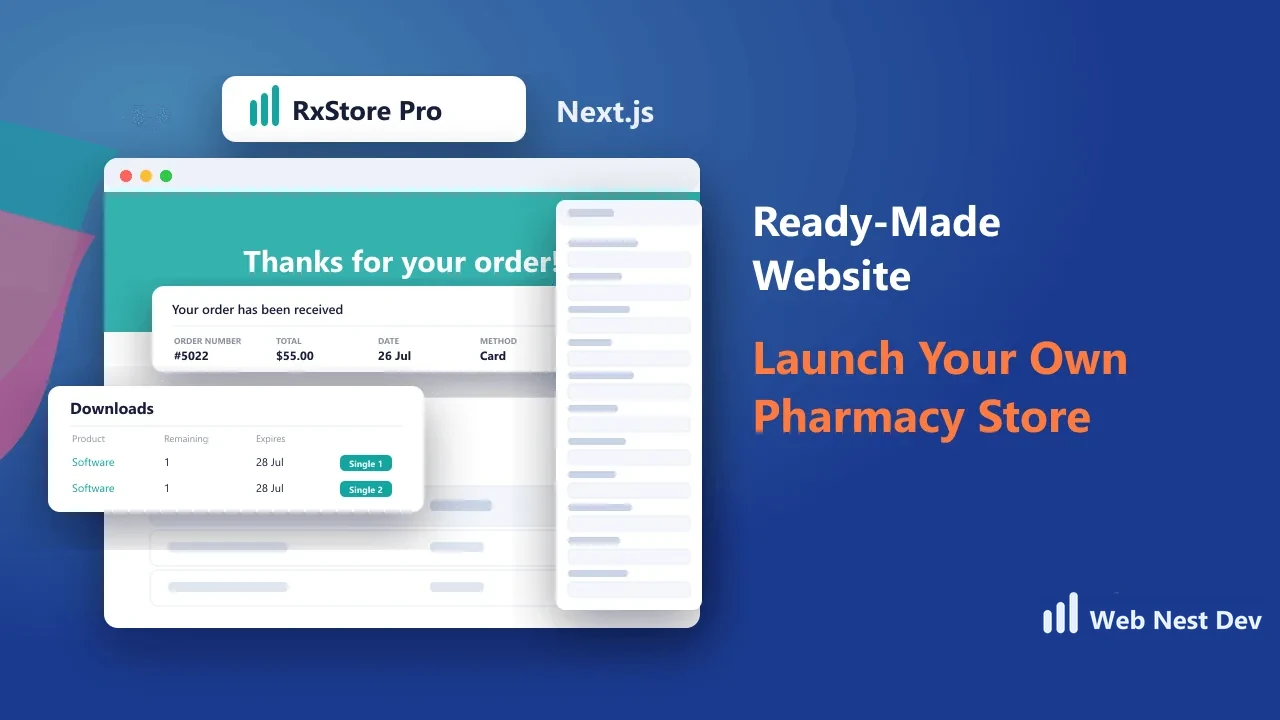 RxStore Pro — Pharmacy Website