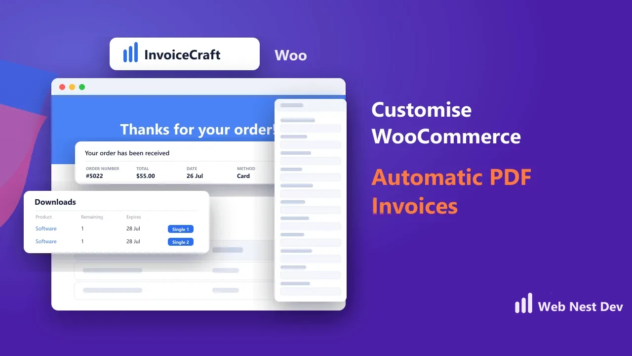 InvoiceCraft — PDF Invoices