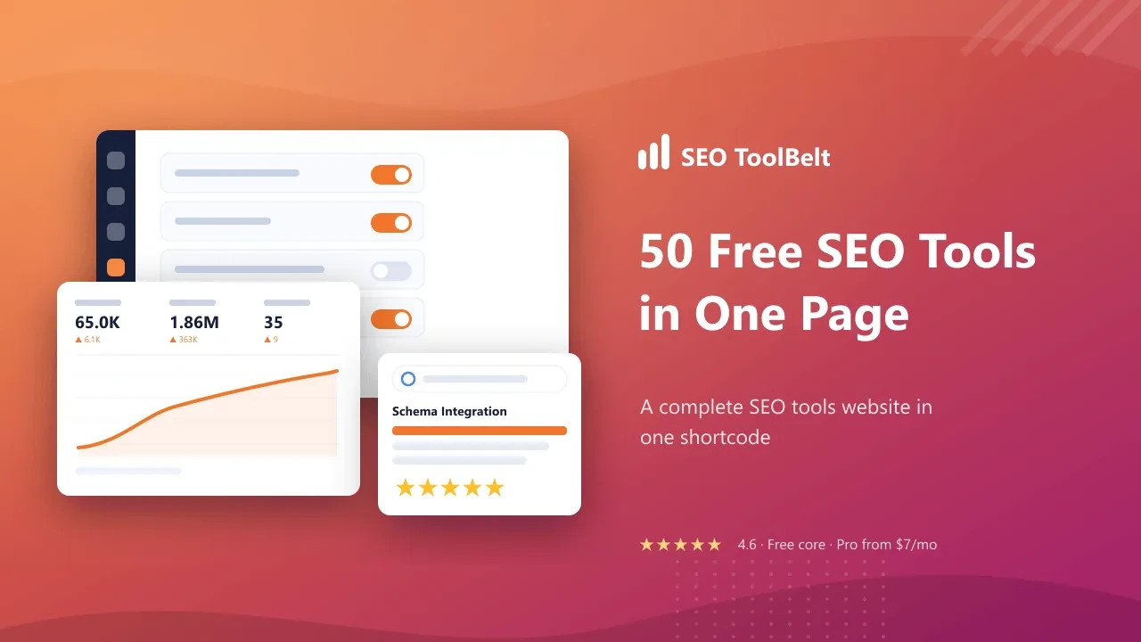 SEO ToolBelt — 50 Tools